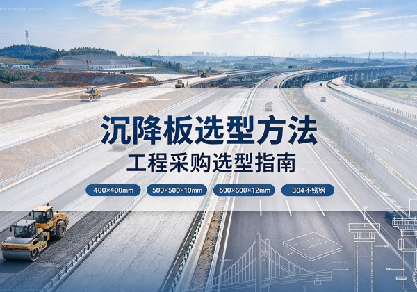 汉台沉降板选择方法